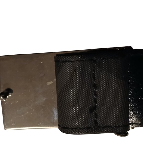 Burberry Woman Buckle Belt Burberry Check Pattern Black Size S - Picture 3 of 7